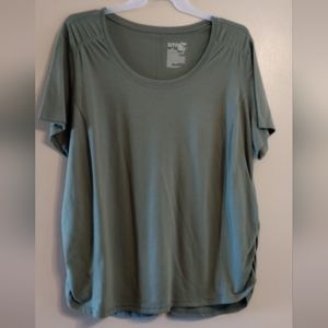 Women's sz. 2X Terra & Sky Shirt (Army green)